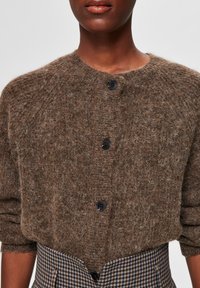 Selected Femme SLFLULU CARDIGAN - Strickjacke - dachshund