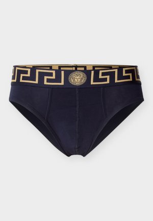 UNDERPANTS LOW RISE - Slip - blue/gold-coloured