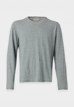 OFFICINE GENERALE, TEE MULTICO STRIPE - Langarmshirt - green/grey/white