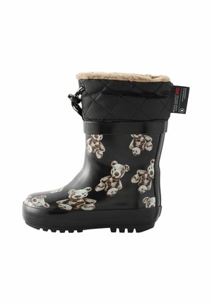 REGULAR FIT - Lace-up ankle boots - black bears