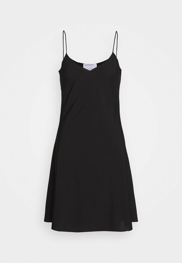 VALERIE SLIP DRESS - Hverdagskjoler - black