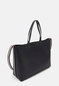 Tommy Hilfiger ICONIC TOTE SOLID STRIPE SET - Shopping Bag - space blue