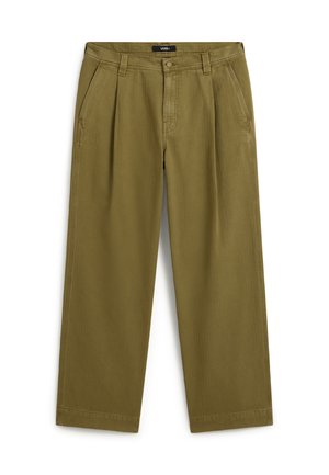 Vans, AUTHENTIC CHINO LOOSE WIDE LEG. - Bukser - olive brown
