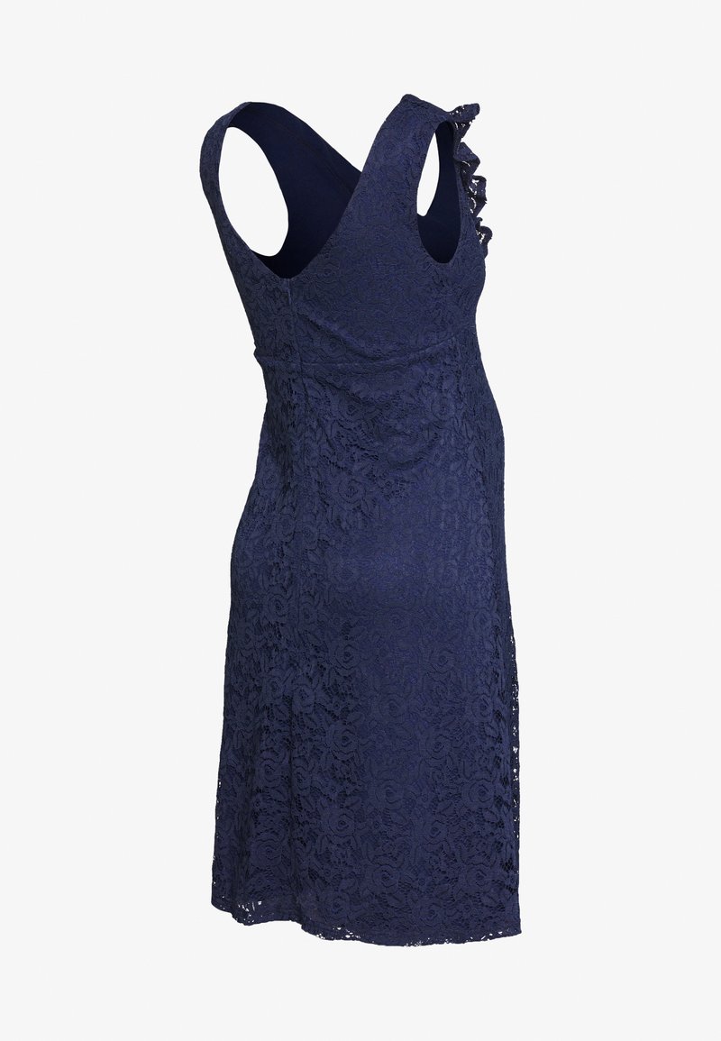 Dorothy Perkins Maternity Occasion Fit And Flare Dress Robe De Soiree Navy Bleu Marine Zalando Fr