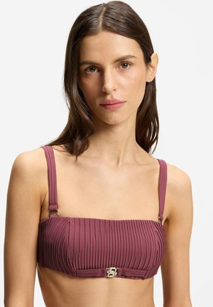 BOSS BANDEAU_DOUBLE B - Bikini-Top - dark red one