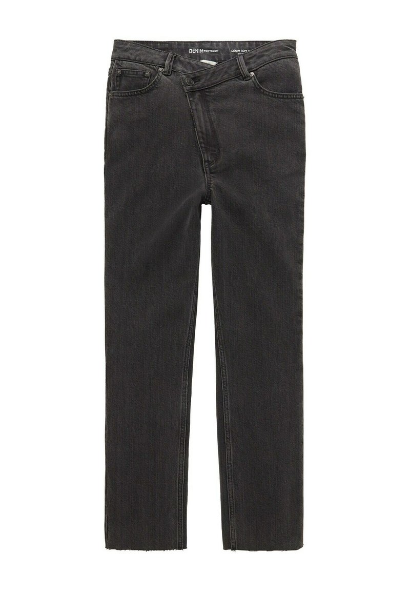 Tom Tailor Denim Straight leg jeans zwart denim/blackdenim Tom Tailor Denim Straight leg jeans zwart denim/blackdenim