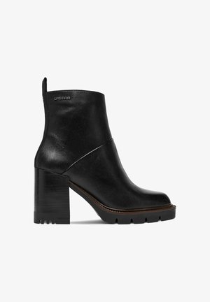 G-STAR, G STAR RAW ANKLE BOOTS WOMEN'S BLACK 5907964526193 - Plateaustiefelette - black