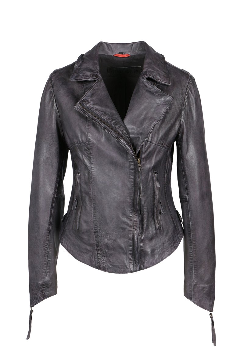 Freaky Nation RUBY FN LA - Leather jacket - moonless/black - Zalando