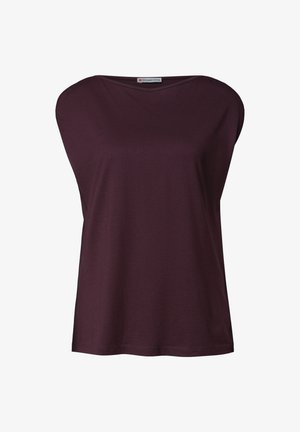 Street One, BASIC SHIRT MIT U-BOOT-AUSSCHNITT - T-shirt basic - rustic rouge