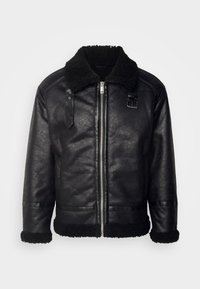 FAUX SHEARLING JACKET - Jakna od umjetne kože - black