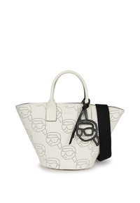 IKON PERFORATED TULIP - Käekott - off white