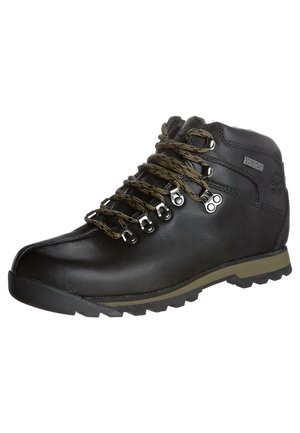 Botines con cordones - black