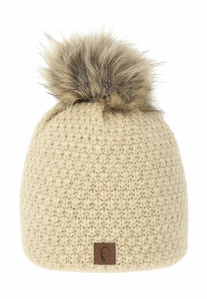 Faera, BOMMELMÜTZE KUSCHELIGES THERMOFLEECE-FUTTER MODERNER LOOK - Muts - hellbraun