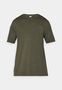 TRAIN ESSENTIALS STRUCTURE  - Sports T-shirt - olive strata/grey six