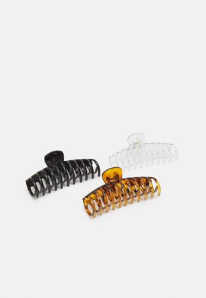 PCWASA HAIRSHARKS 3 PACK - Haaraccessoire - eggnog/black/turtle