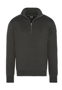 Schott Strickpullover - kaki foncé