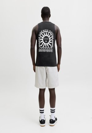 Jack & Jones JJSUNSET BACK SLEEVELESS TEE - Top - black