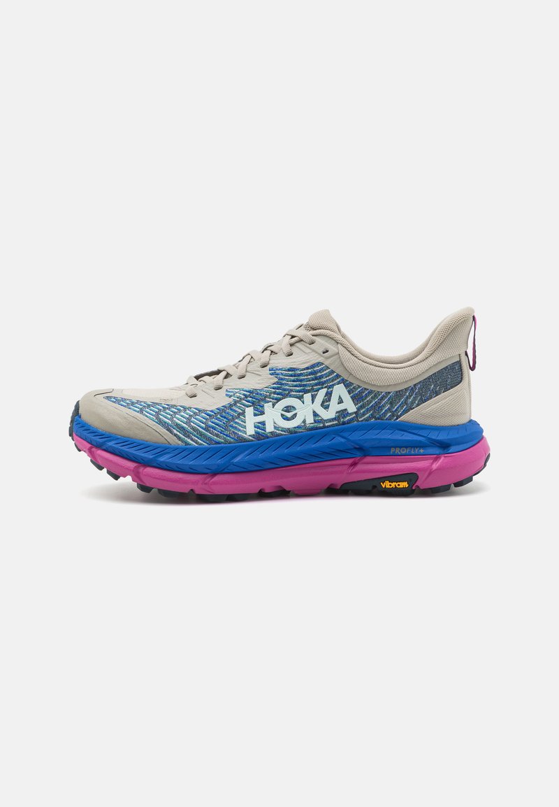HOKA MAFATE SPEED 4 - Trail tekaški čevlji - farro/ultramarine
