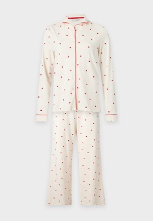 Anna Field by Zalando, SET - Пижама - ecru/red