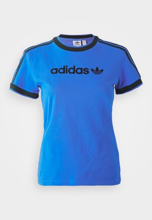 adidas Originals LINEAR CALI TEE - Print T-shirt - blue