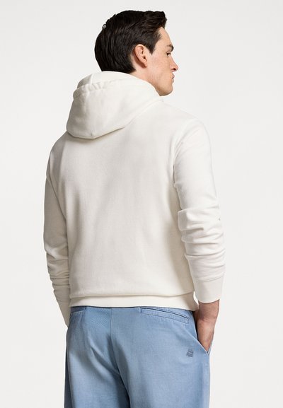 Polo Ralph Lauren LONG SLEEVE - Pulover s kapuco - white