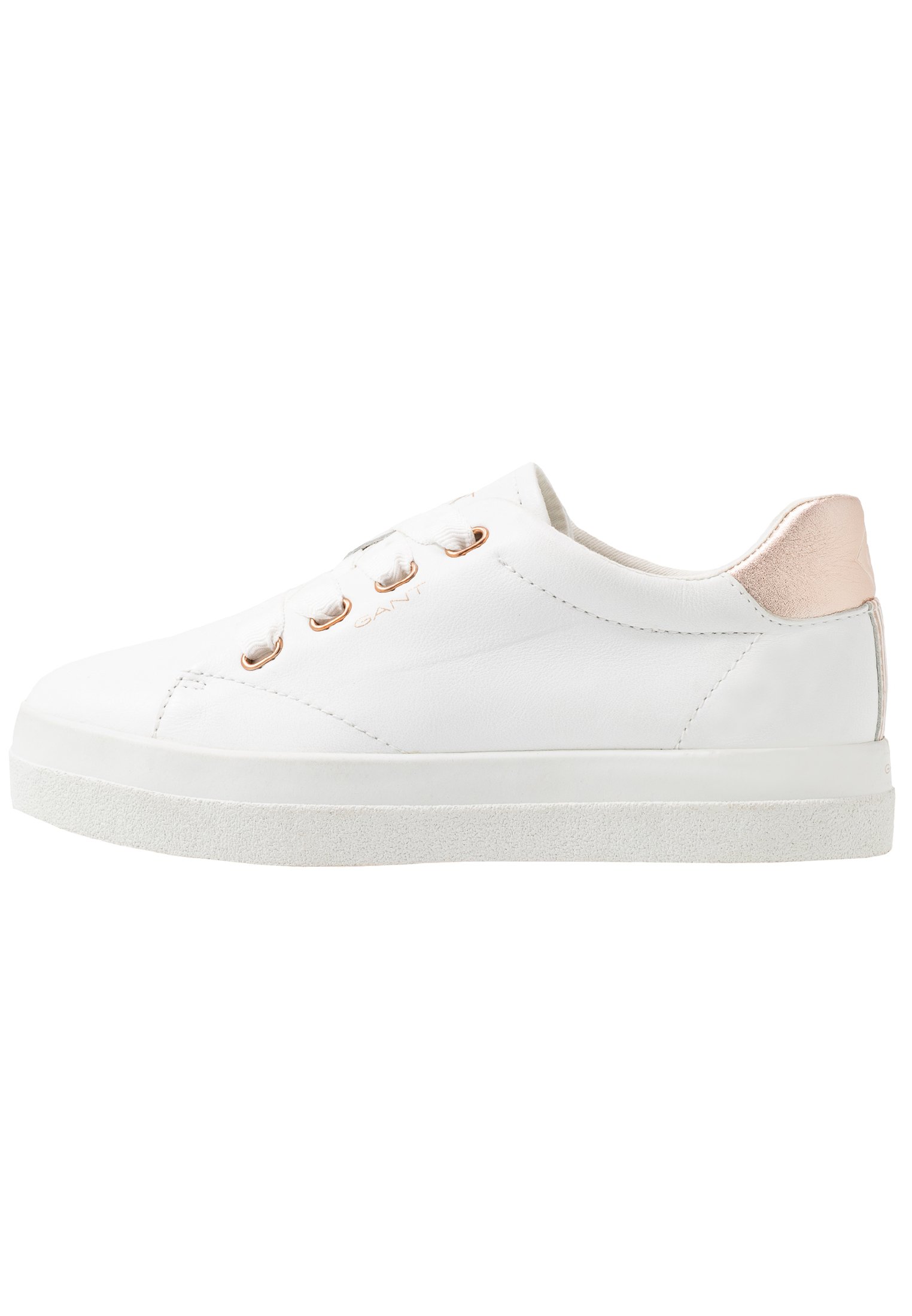 GANT AVONA Joggesko bright white rose goldhvit GANT AVONA Joggesko bright white rose goldhvit