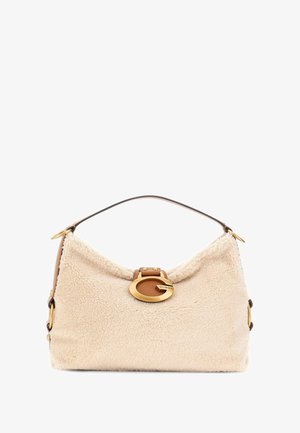 Guess CAMDEN SHOULDER BAG - Handtasche - natural/cognac