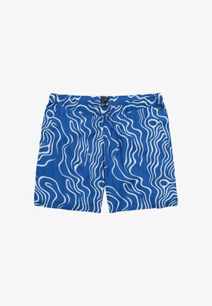 JP1880, BERMUDA SHORTS, ALL-OVER PRINT, ELASTICATED WAISTBAND - Shorts - royal blue