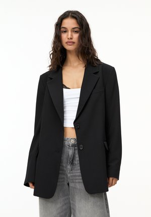 PULL&BEAR DOUBLE-BUTTON  - Blazer - black