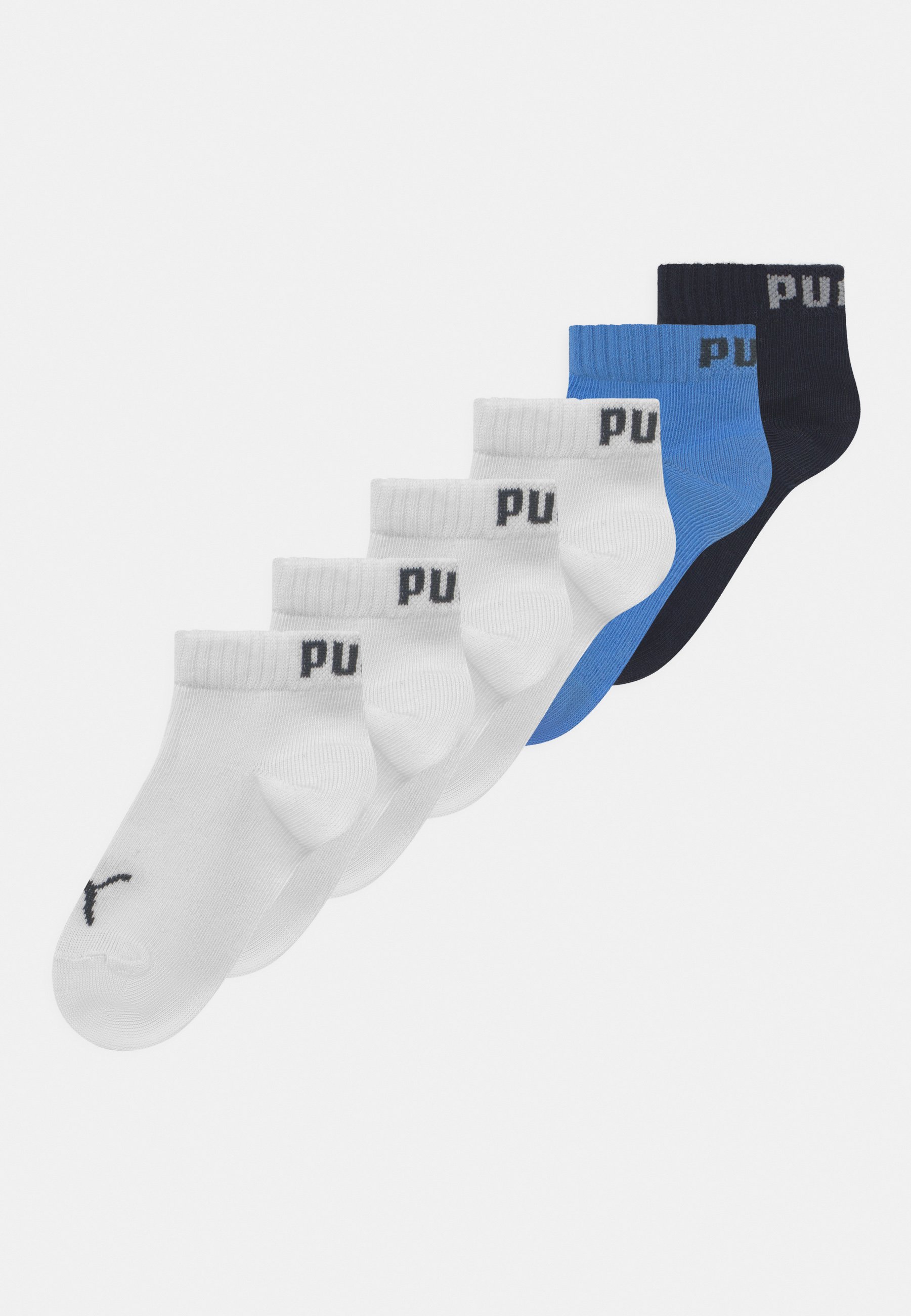 Puma QUARTER 6 PACK UNISEX - Calze - marina/white/blu - Zalando.it