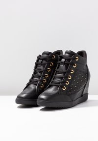 Geox Höga sneakers - black