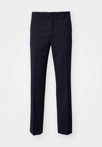 ELASTIC WAIST TAILORED TROUSER - Pantaloni - navy