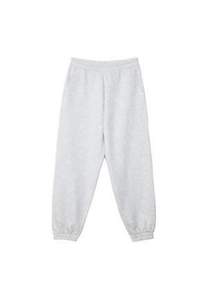 Stradivarius PLUSH BOYFRIEND JOGGERS - Verryttelyhousut - silver