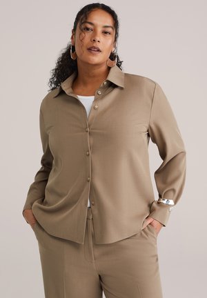 CURVE - Užsagstoma palaidinė - taupe