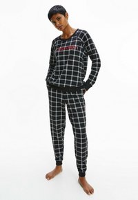 Calvin Klein Underwear Pantaloni del pigiama - men's window pane black