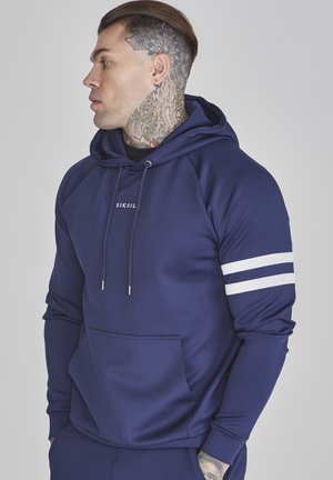 MUSCLE FIT - Felpa con cappuccio - navy