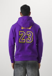 Nike Performance NBA CITY EDITION LOS ANGELES LAKERS LEBRON JAMES HOODY - Klubbklær - field purple