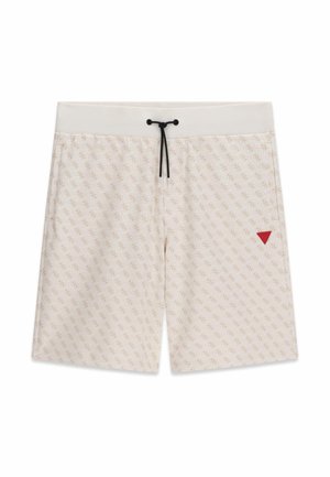 Guess, 4G LOGO SHORTS - Pantalon de survêtement - mehrfarbig weiß