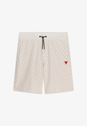Guess, 4G LOGO SHORTS - Trainingsbroek - mehrfarbig weiß