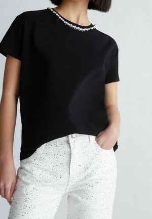 Print T-shirt - black