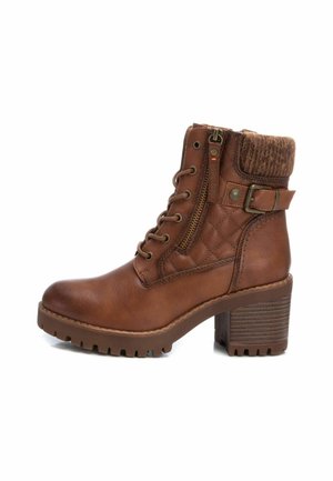 Botines con plataforma - camel