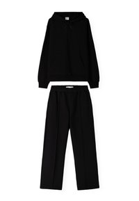 SET HOODIE + WIDE LEG - Trainingsanzug - black