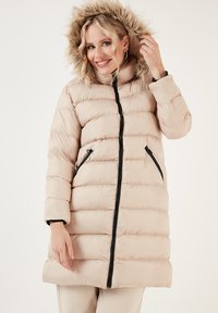 REGULAR FIT - Winter coat - stone