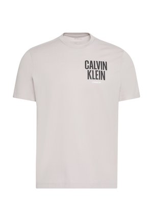 Calvin Klein Jeans, BLOCK FONT - T-shirt con stampa - ashes of roses