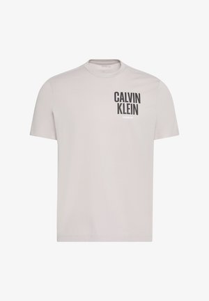 Calvin Klein Jeans, BLOCK FONT - T-shirts print - ashes of roses