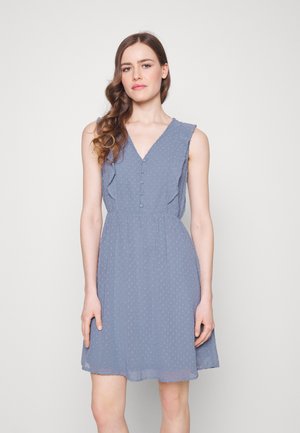 ONLY Tall ONLSOF FRILL DOBBY DRESS - Robe de jour - tempest