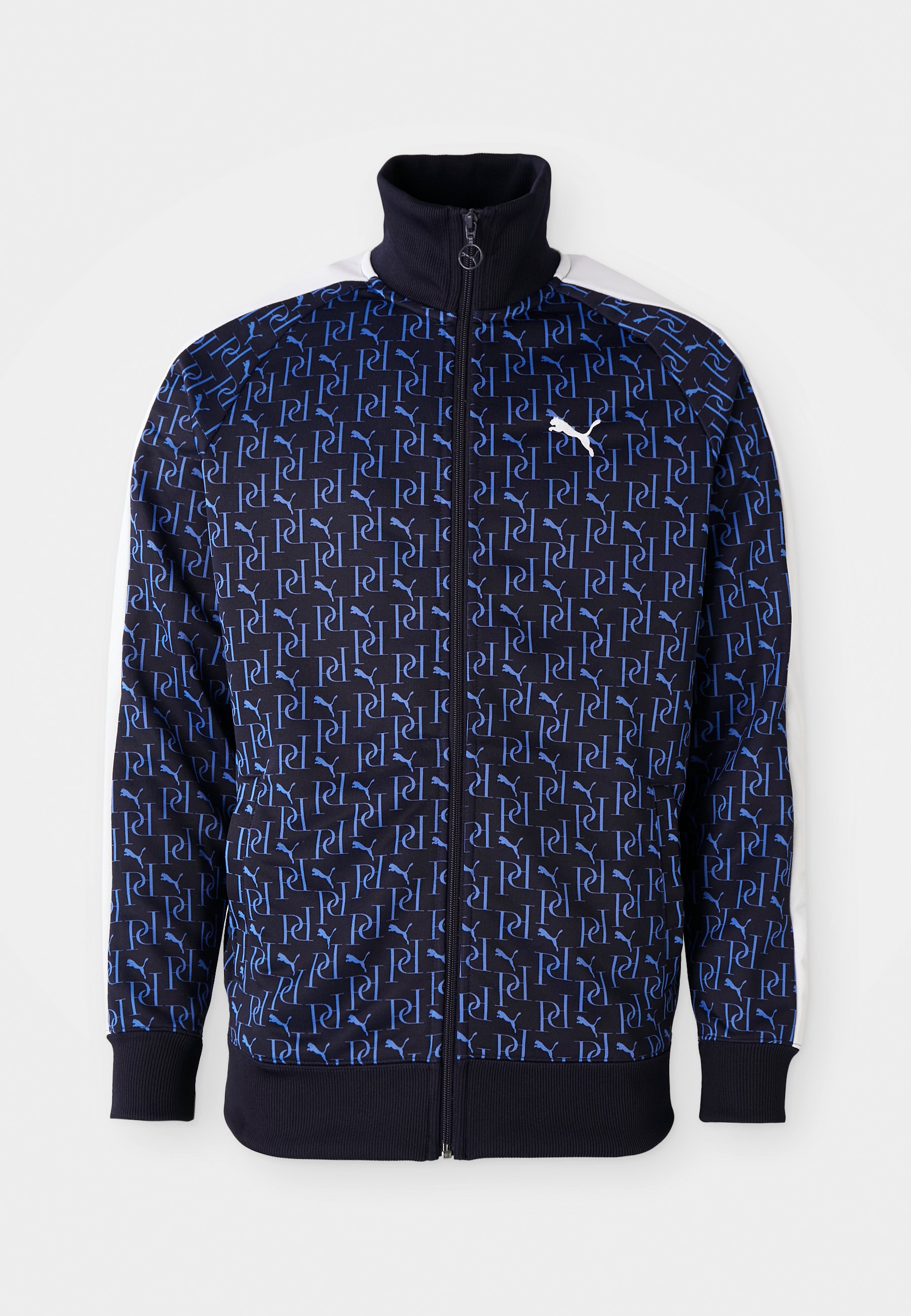 Puma T7 TRACK JACKET - Zip-up sweatshirt - new navy/dark blue