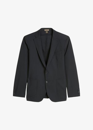 Marc O'Polo, MOP X DFB TRAVEL COLLECTION SAKKO,SB2,SHAPED FIT,CB VENT,WING - Blazere - deep night blue