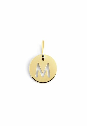 MINI MEDALLION LETTER - Colgante - letra m oro
