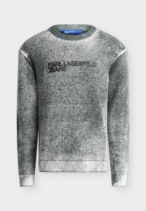 Karl Lagerfeld Jeans, SPRAYED KNIT  - Pulóver - beetle
